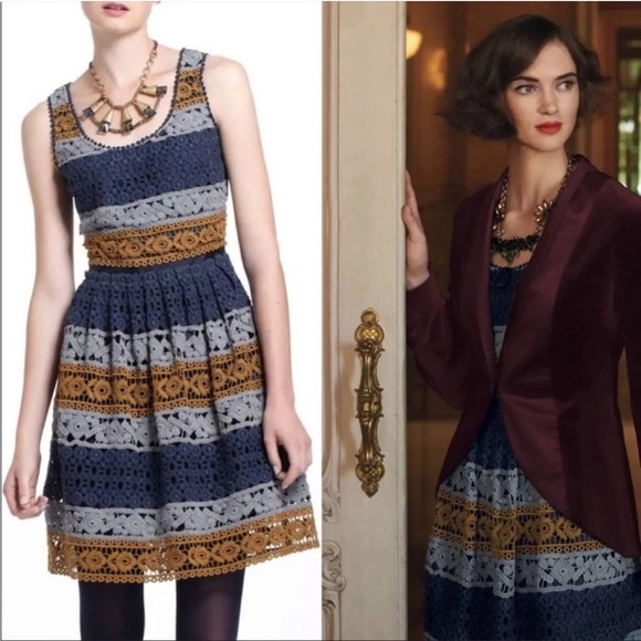 Maeve by Anthropology Crochet Lace Dress - Picture 2 of 6